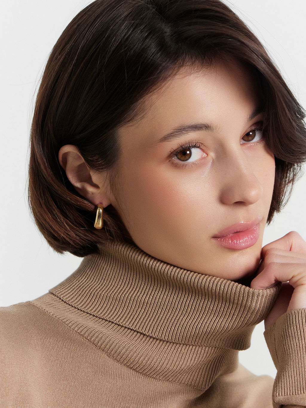 Серьги металлические золотистые - Mark formelle фото 4