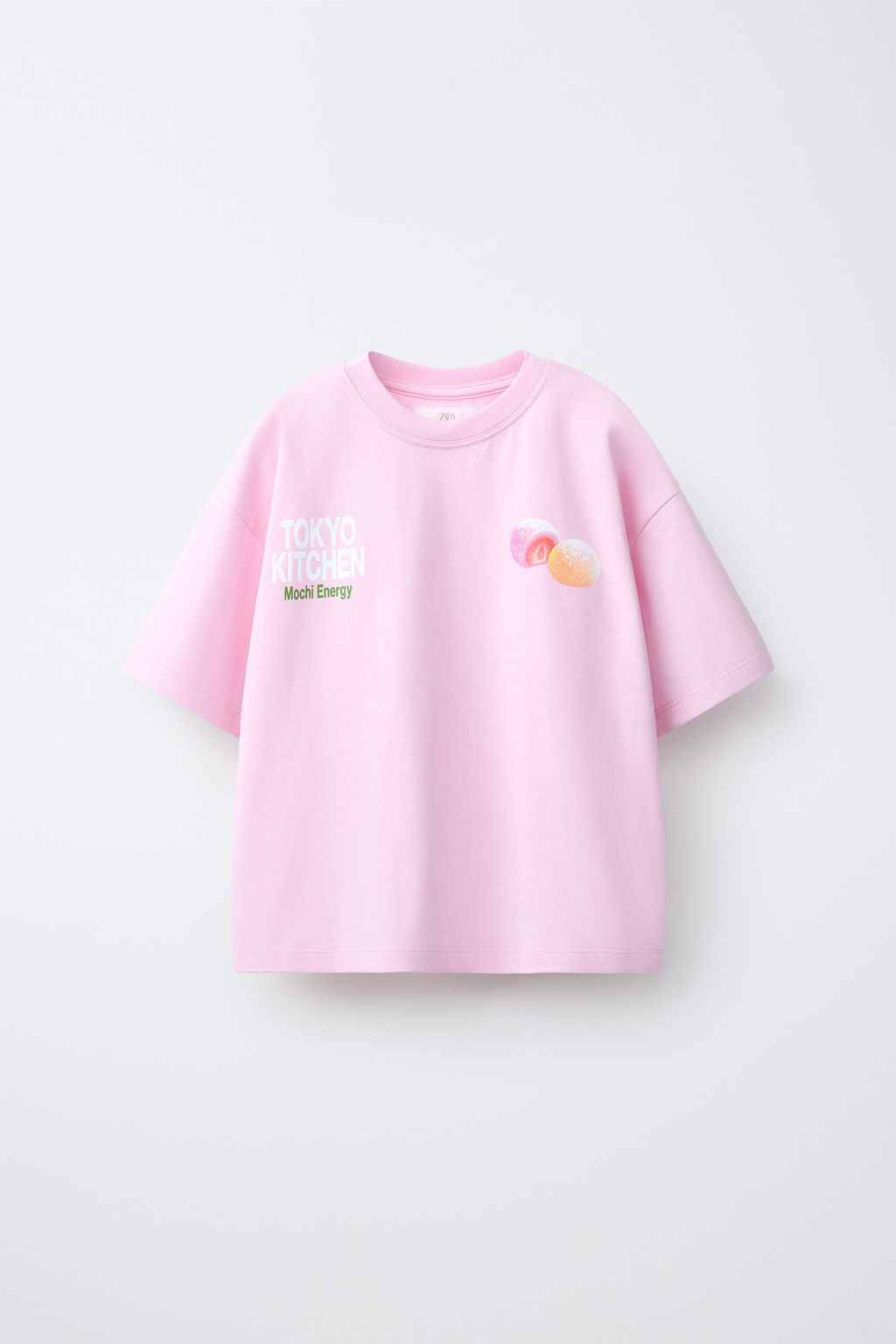CAMISETA ESTAMPADA MOCHI / Rosa - Zara фото 3
