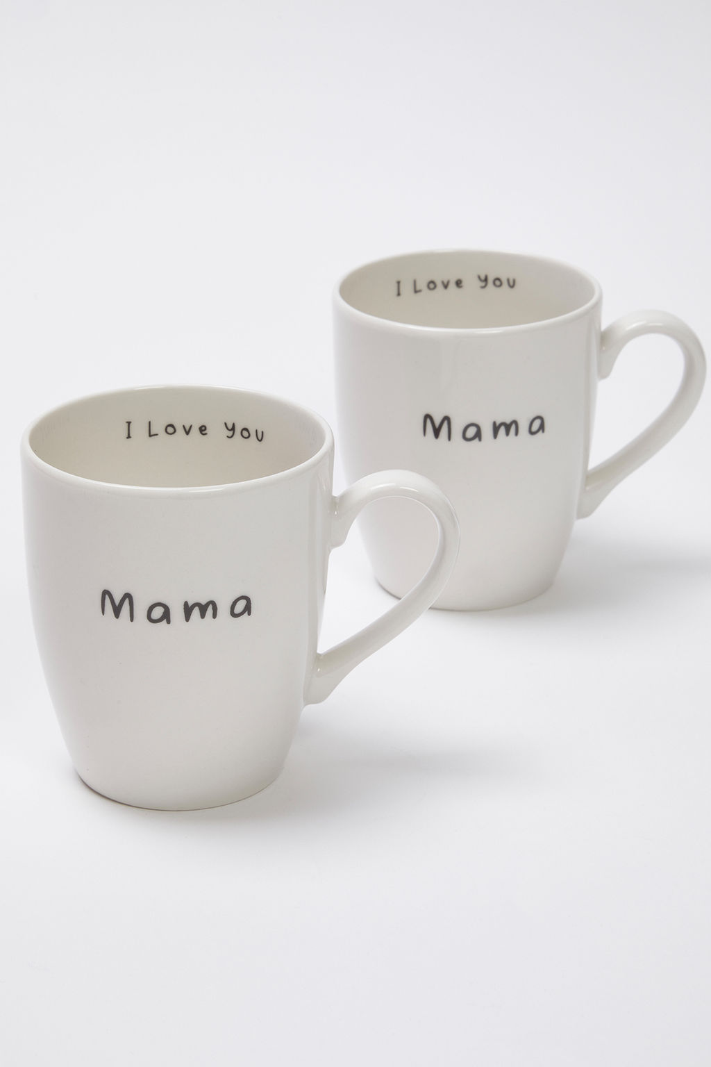 Trendyolmilla Home 2li Porselen Moms Coffee Bask?l? Kupa TPHSS25UP00007  фото 3