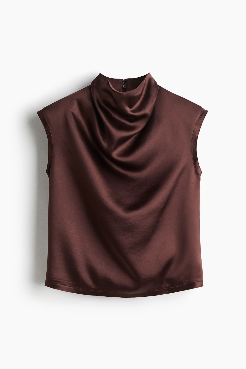 Top de sat?n con escote drapeado - H&m фото 6