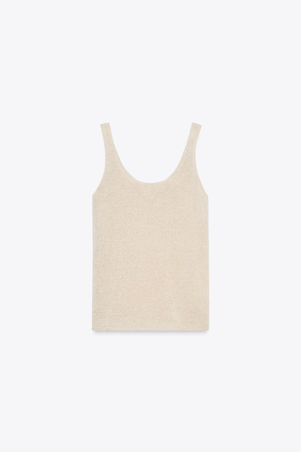 LINEN BLEND KNIT TOP - Zara фото 35