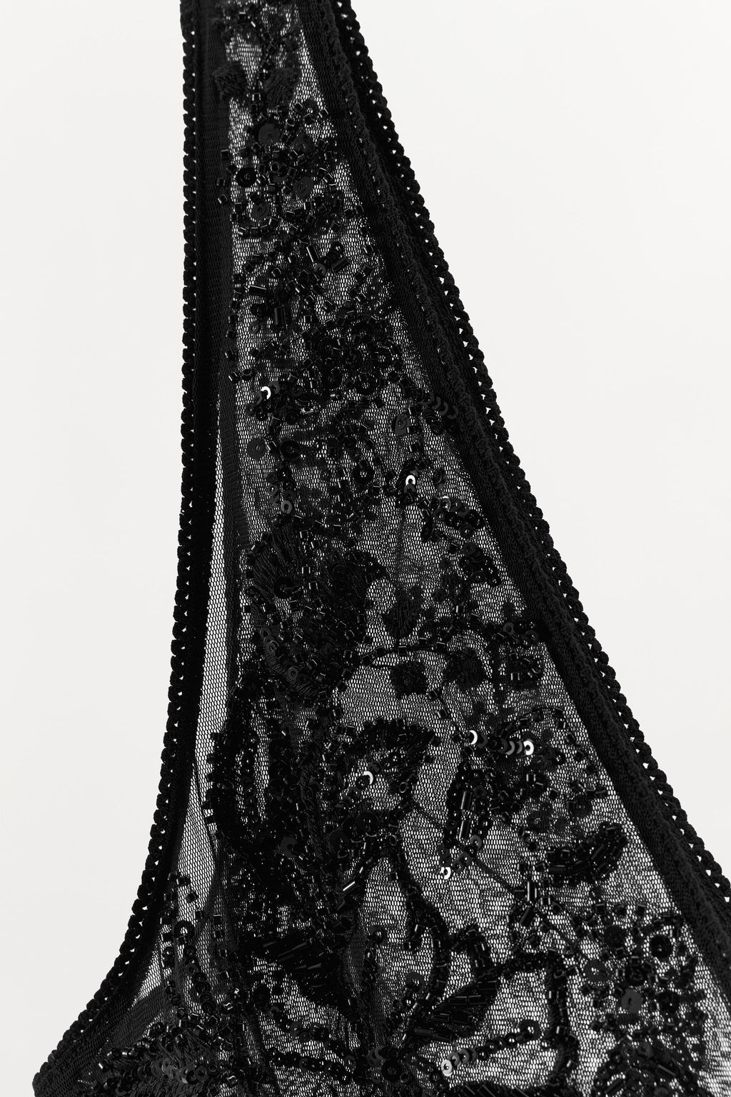 EMBROIDERED TULLE STRAP TOP - Zara фото 6