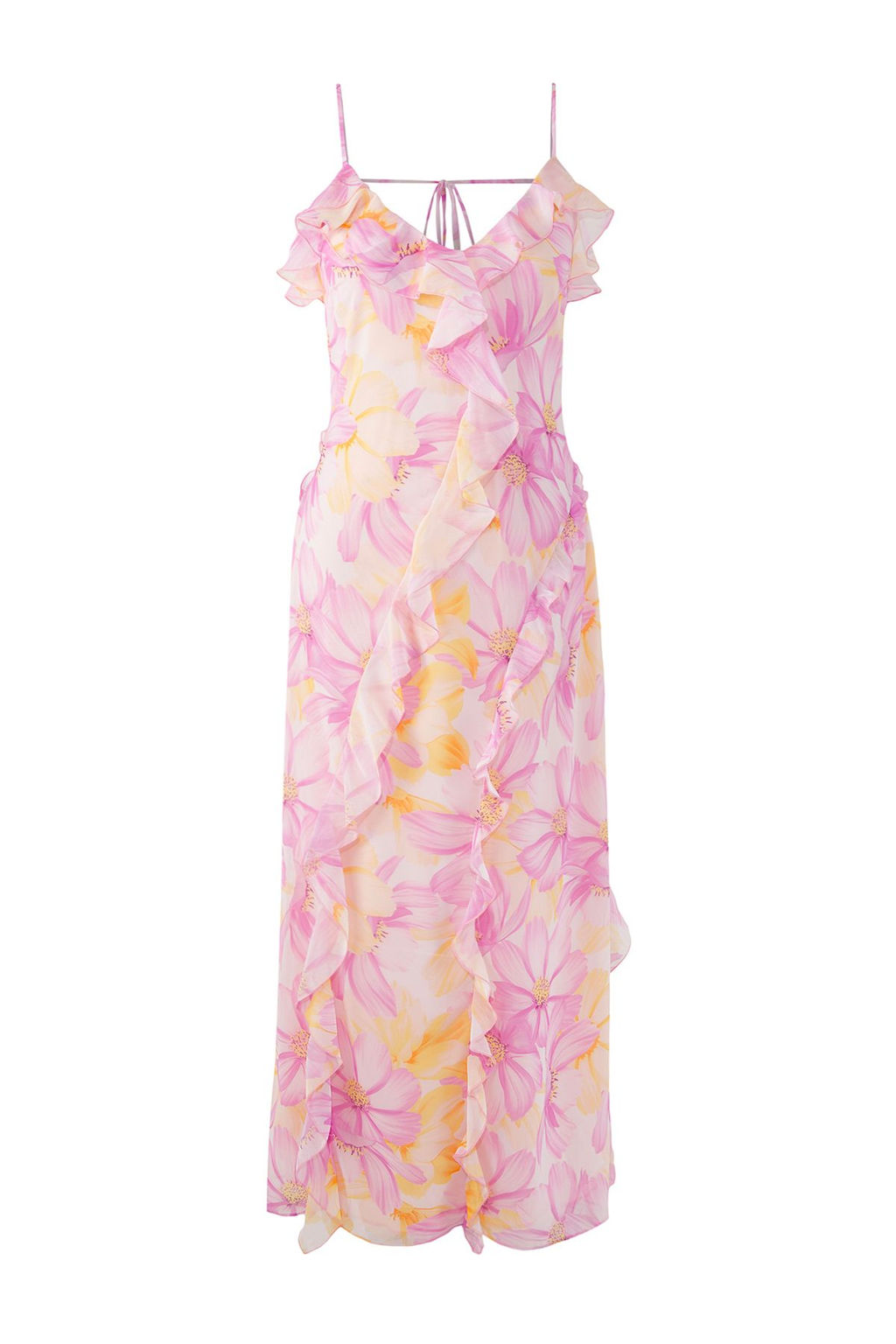 TRENDYOLMILLA Limited Edition Pembe F?rf?rl? Maxi Dokuma Elbise TWOSS25EL00517  фото 3