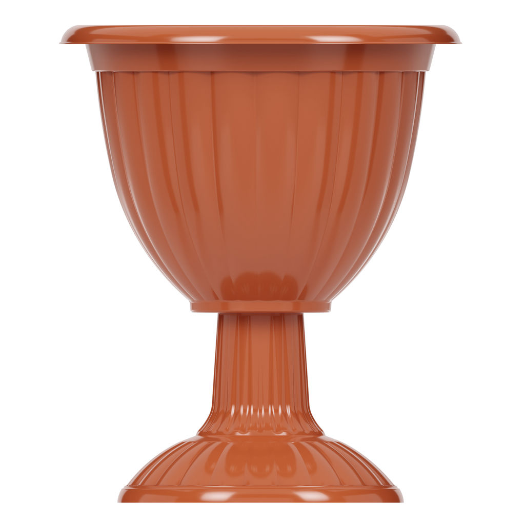 Вазон "Жасмин" 18л (на высокой ножке)(коричневый) М1329