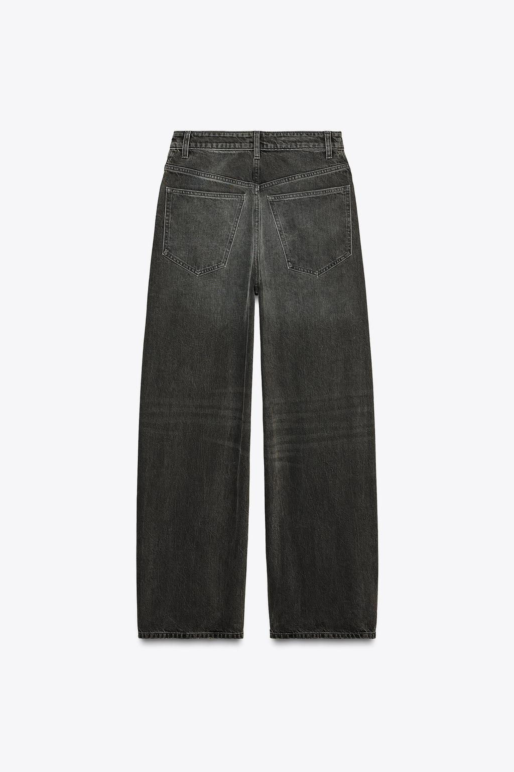 RELAXED OVERSIZE MID-WAIST JEANS - Zara фото 6