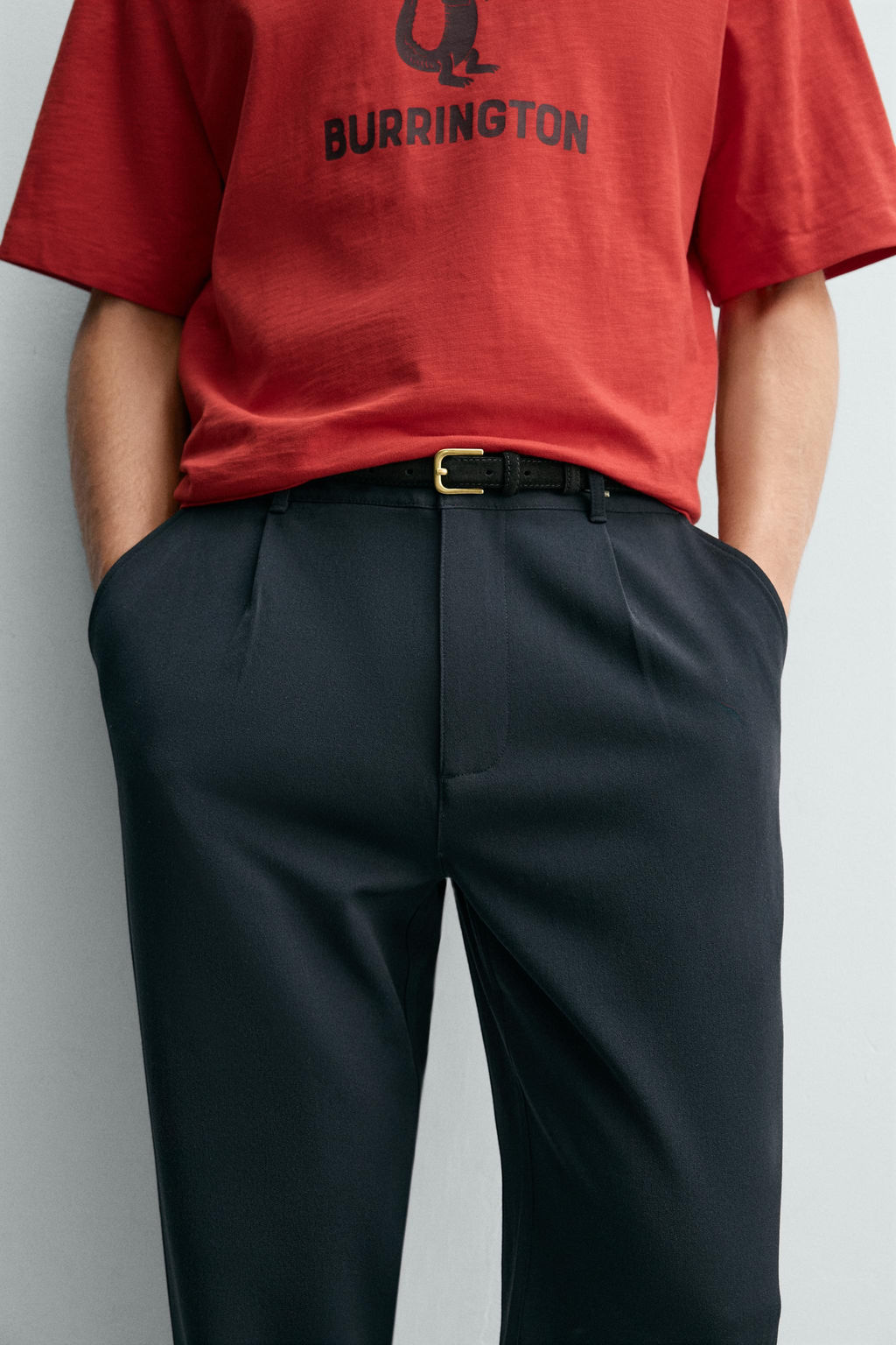 PANTAL?N STRAIGHT FIT CONFORT / Marino - Zara фото 5