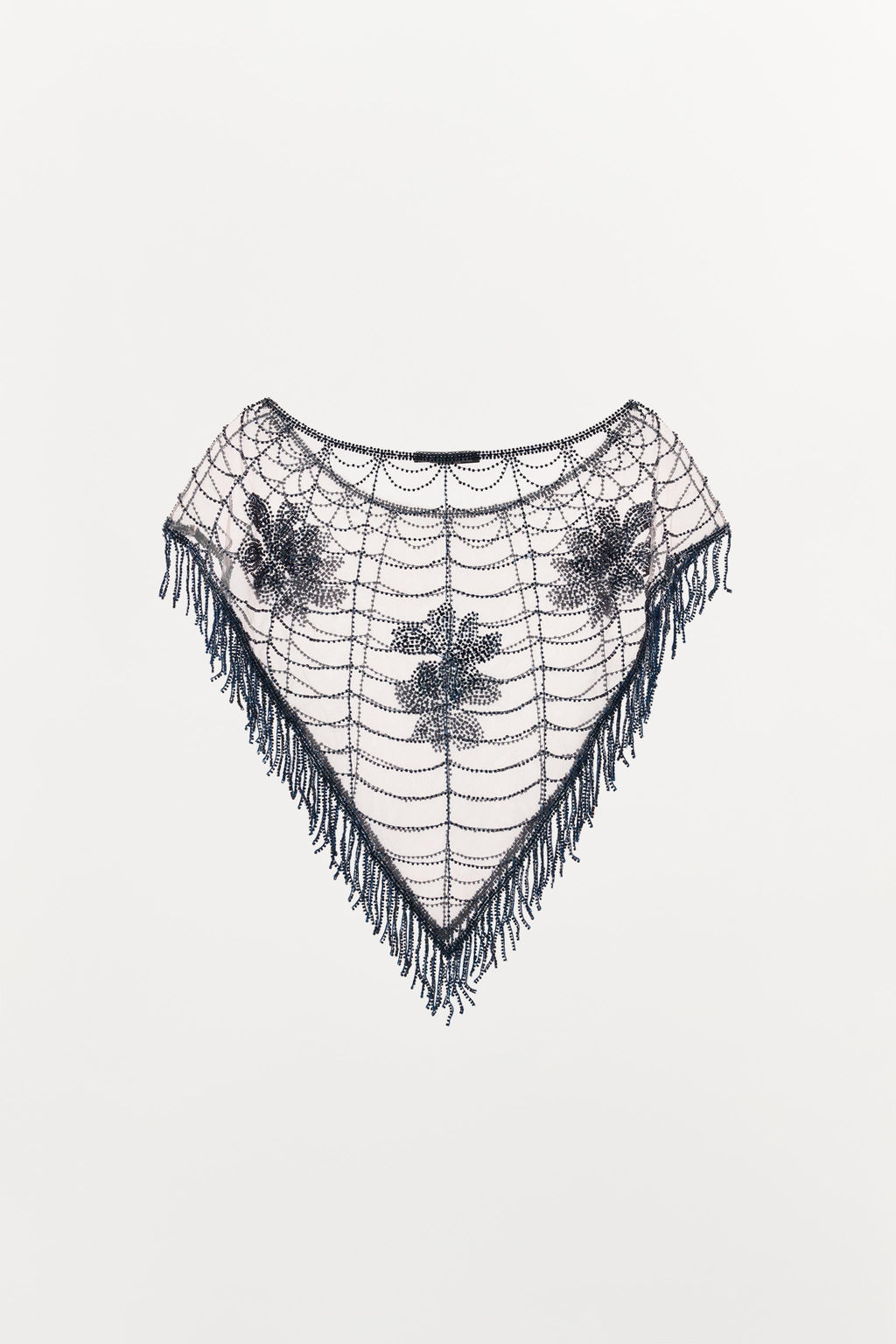 CAPE WITH BEADED EMBROIDERY - Zara фото 3