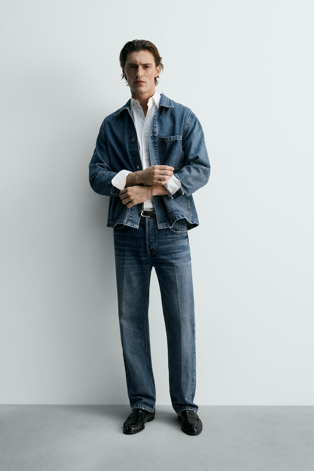 STRAIGHT-LEG JEANS LIMITED EDITION - Zara фото 12