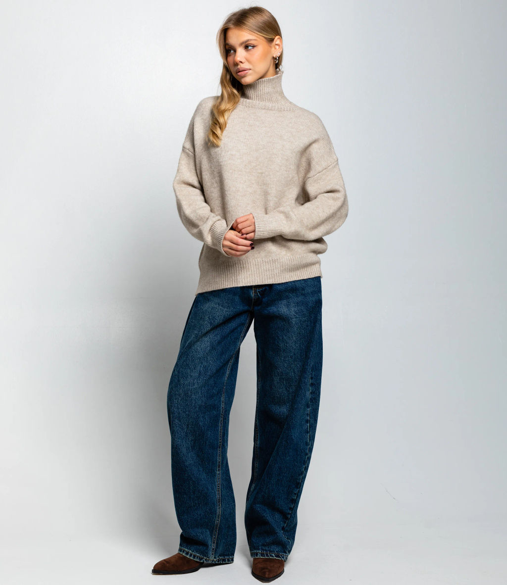 Свитер #КТ2587 (1), бежевый - Dommod фото 4