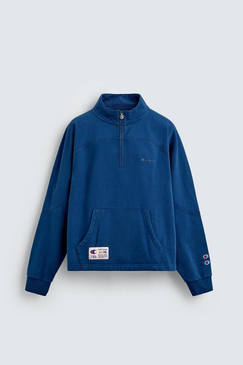 CHAMPION ® X ZARA QUARTER-ZIP SWEATSHIRT  фото 7