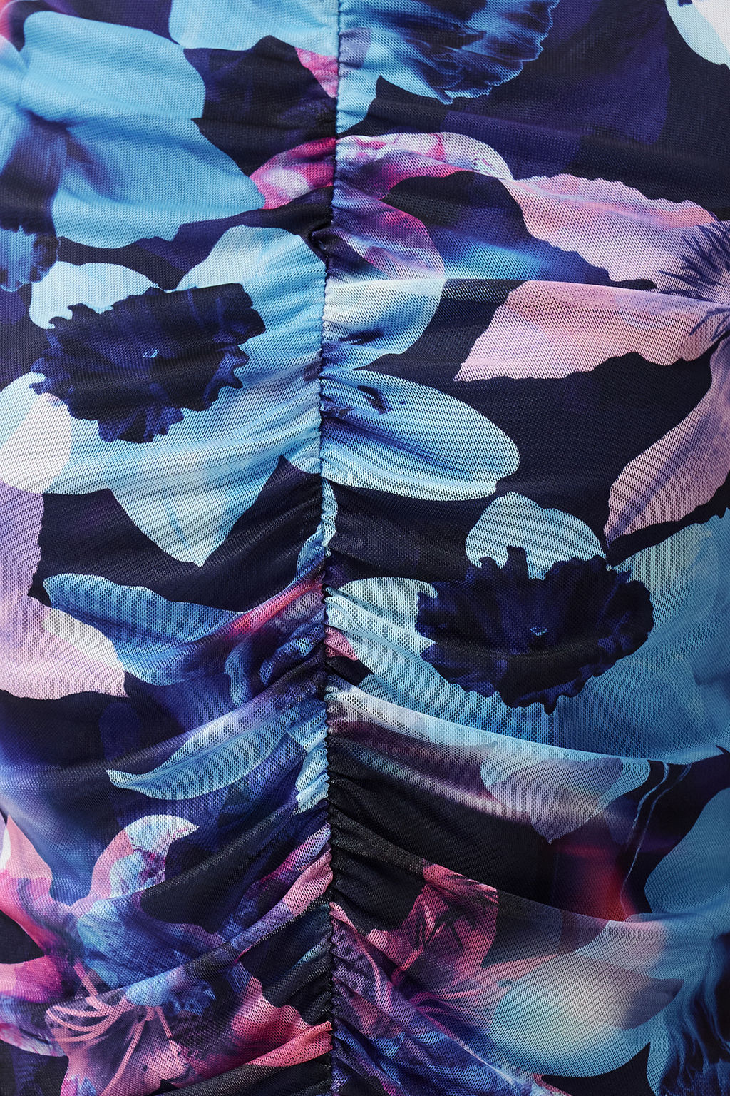 Siyah Soyut Desenli Buzgu/Drape Detayl? Regular/Normal Kal?p Kay?k Yaka Bluz TWOSS24BZ00544 - Trendyolmilla фото 12