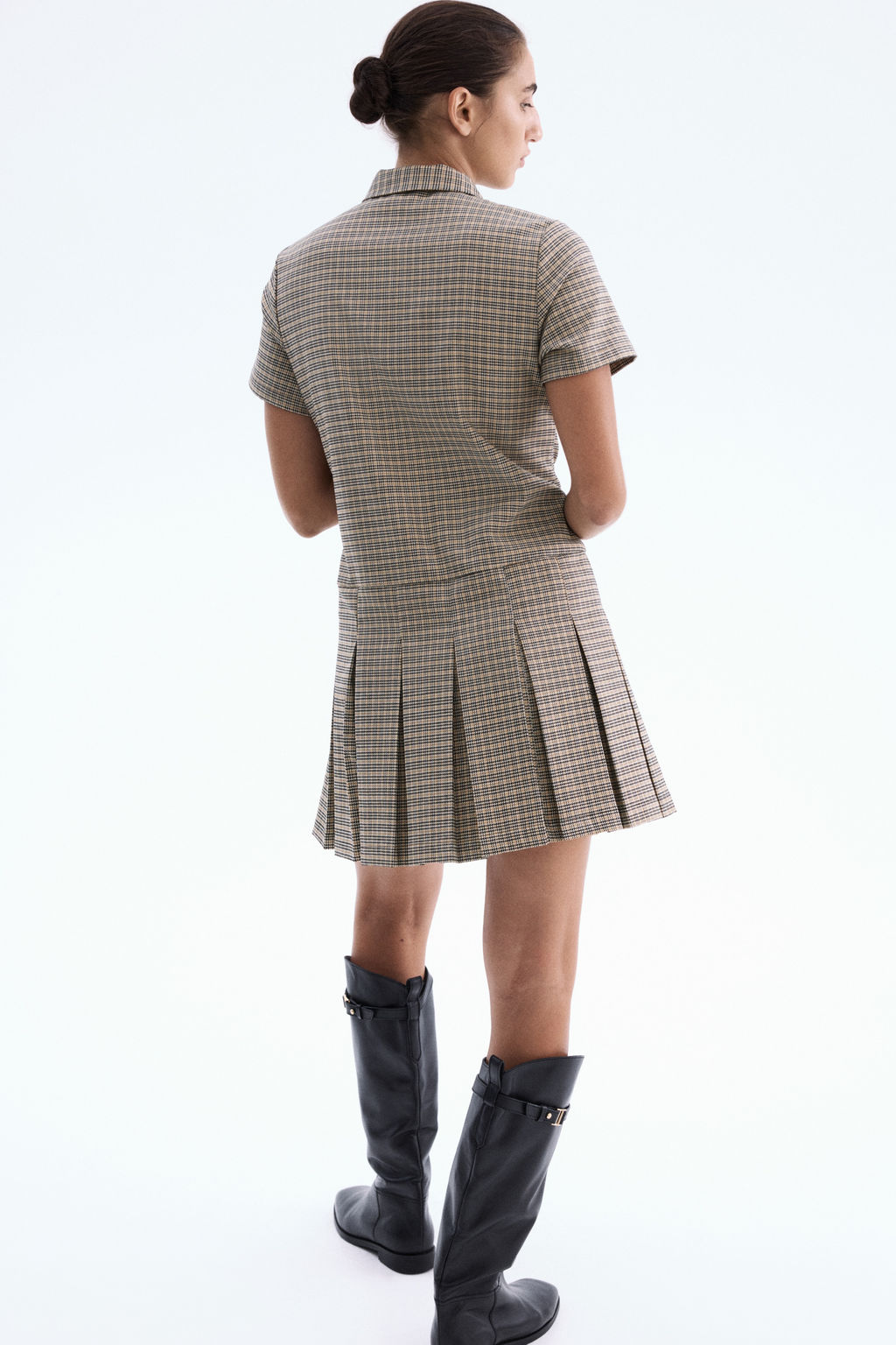 Vestido con falda tableada - H&m фото 3