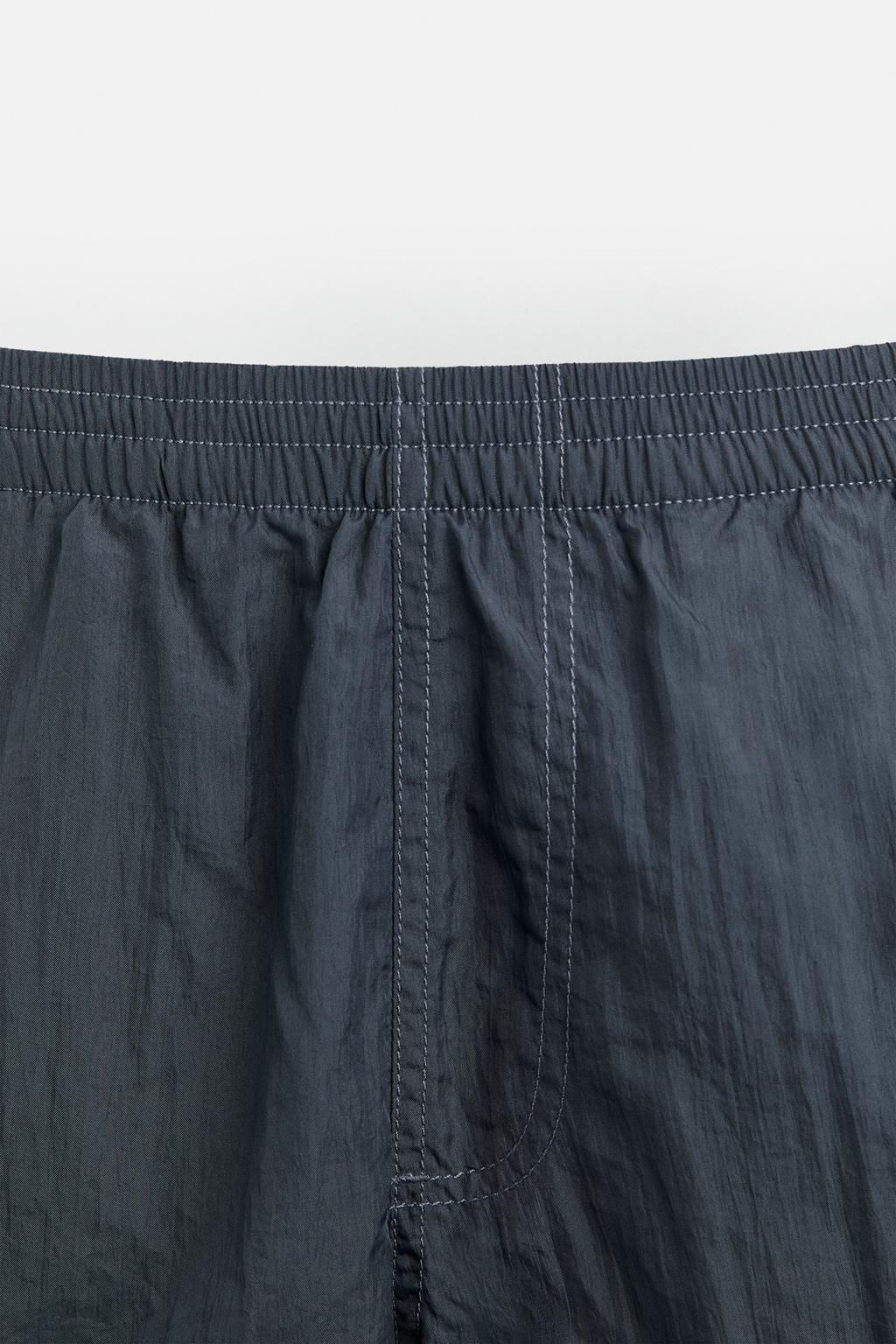 BURUSUK EFEKTLI UZUN DENIZ SORTU - Zara фото 8