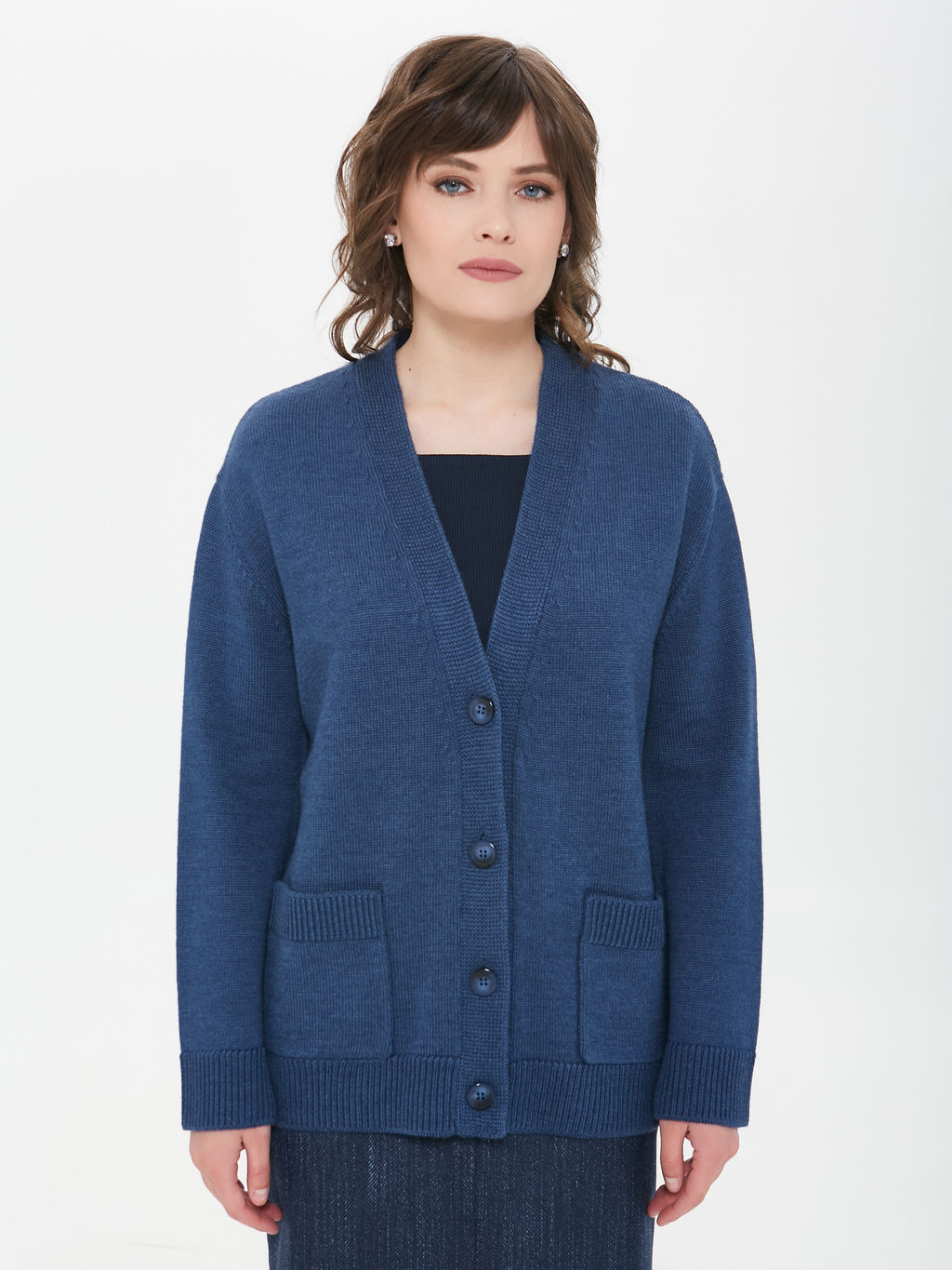 Кардиган вязаный