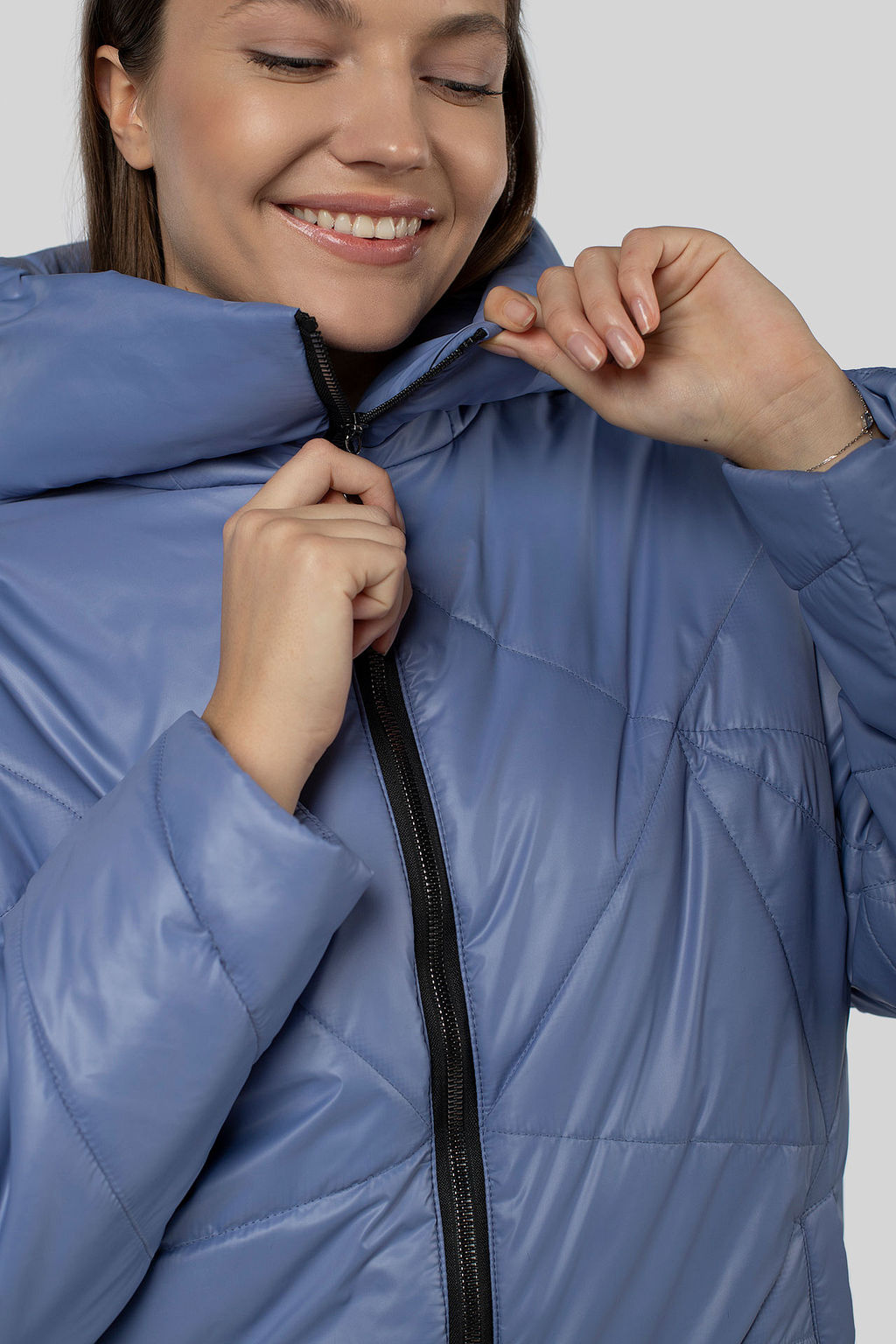 Куртка женская демисезонная (Синтепон 150)  04-2923 - Империя пальто фото 7