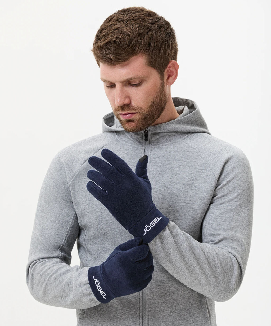 Перчатки JOGEL CAMP Fleece Gloves, темно-синий  фото 5