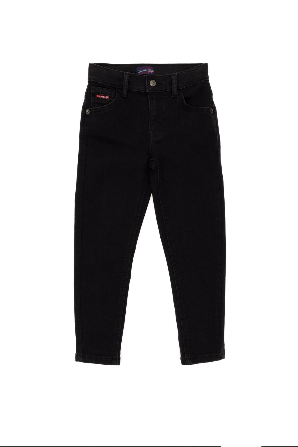 Черные джинсовые брюки для мальчика - U.s. polo assn фото 2
