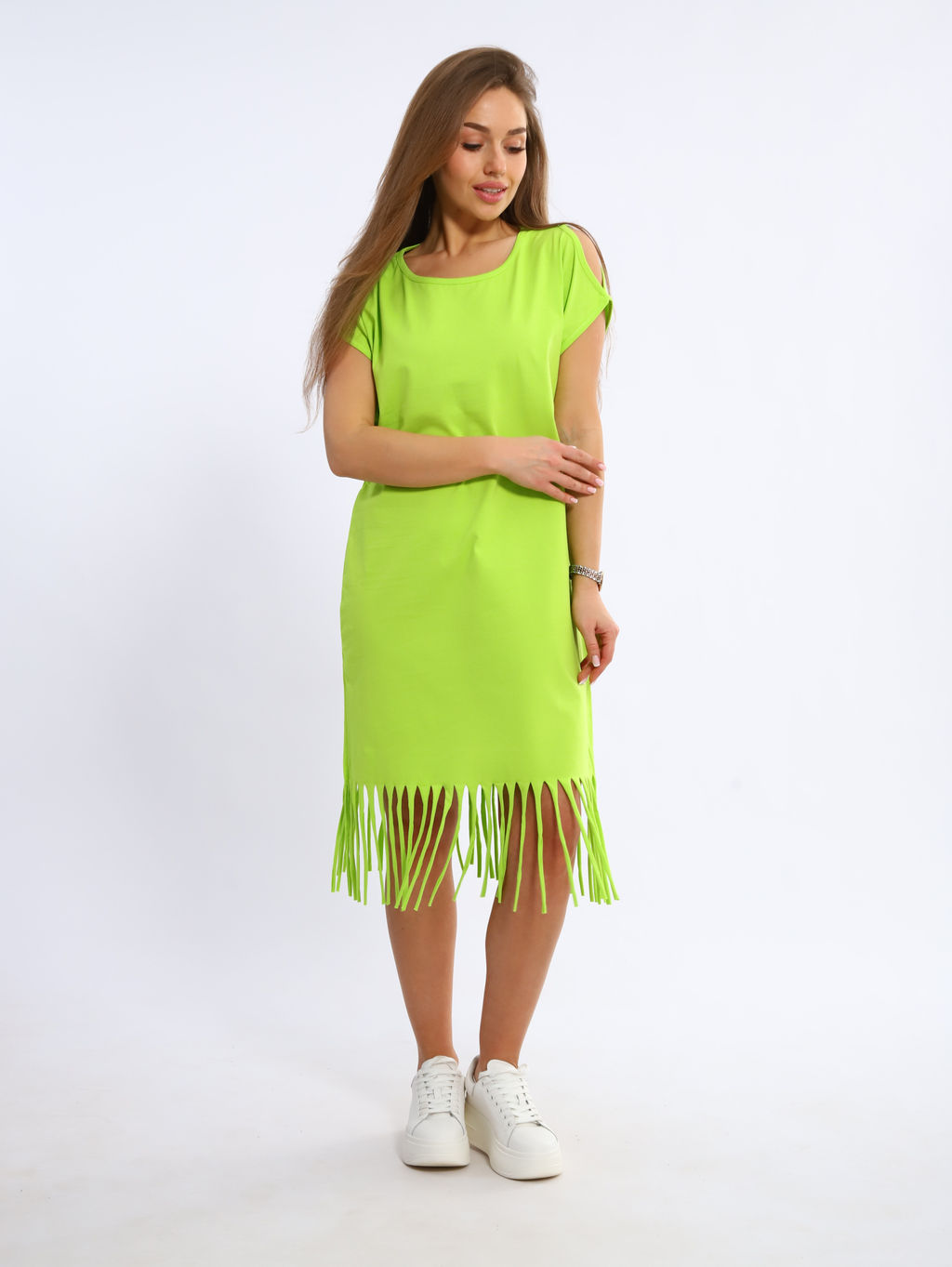 Платье женское 4-104г (салатовый)