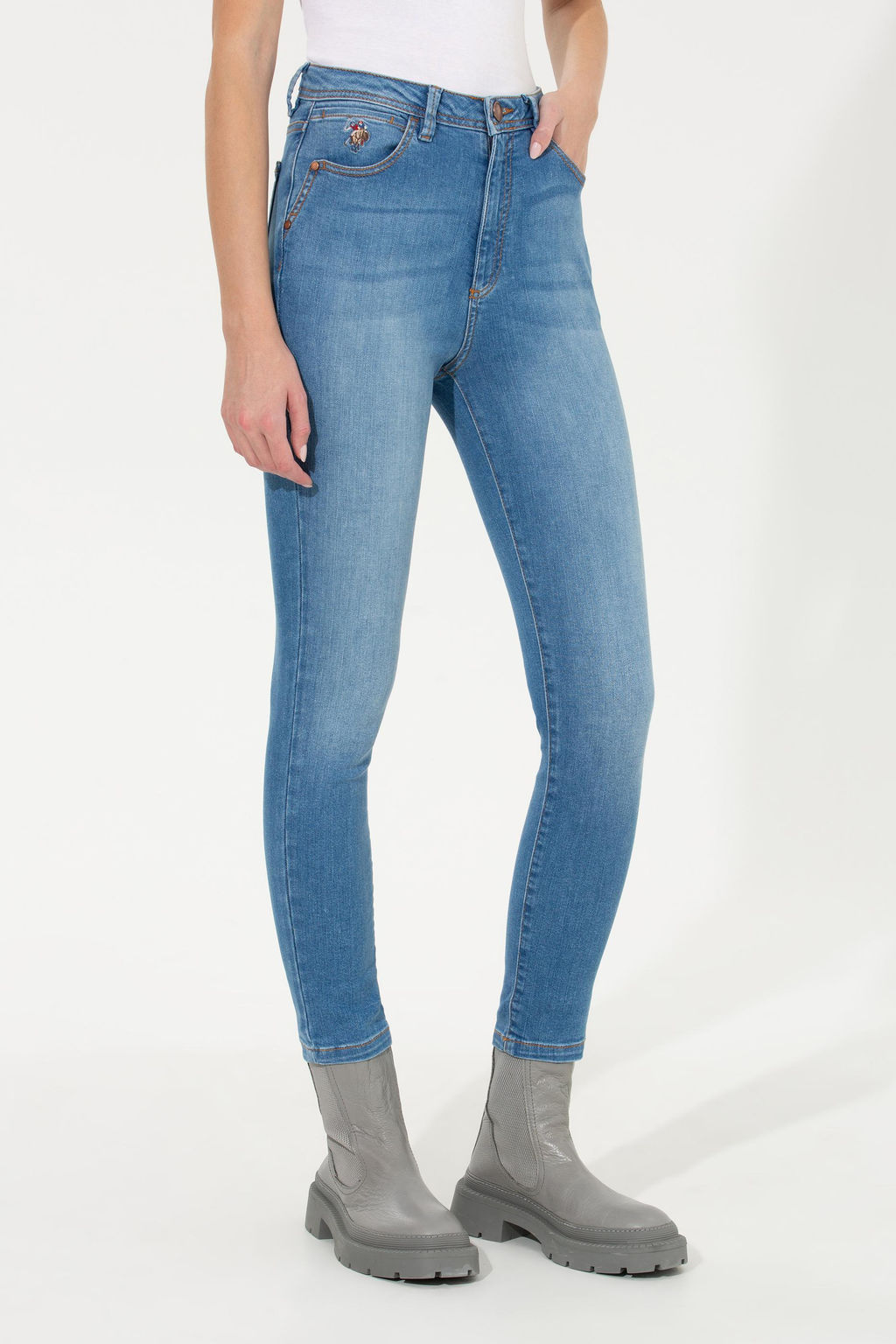 Женские синие джинсовые брюки Неожиданная скидка в корзине - U.s. polo assn фото 9