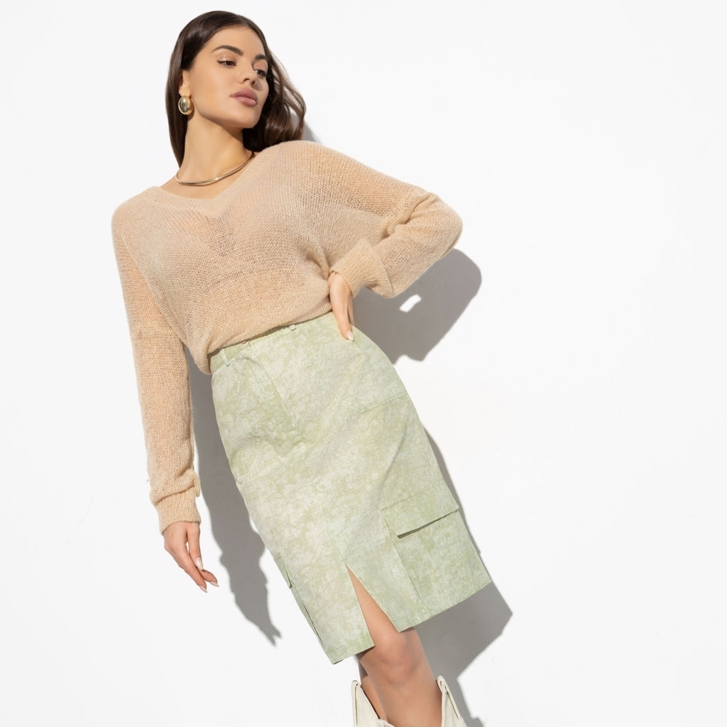 Юбка в стиле хаки, Модный знак - Charutti фото 4