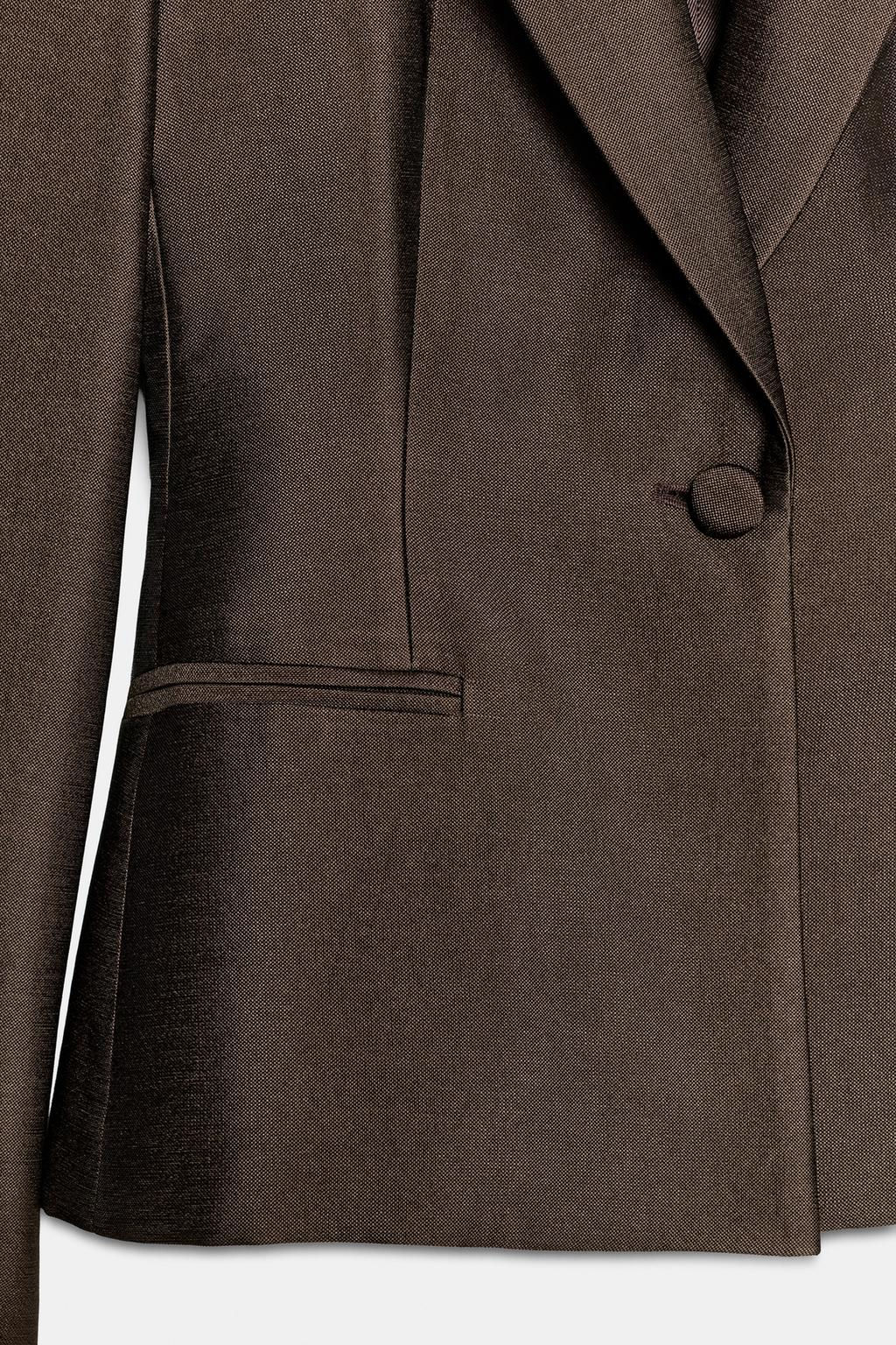 SATIN FITTED BLAZER - Zara фото 9