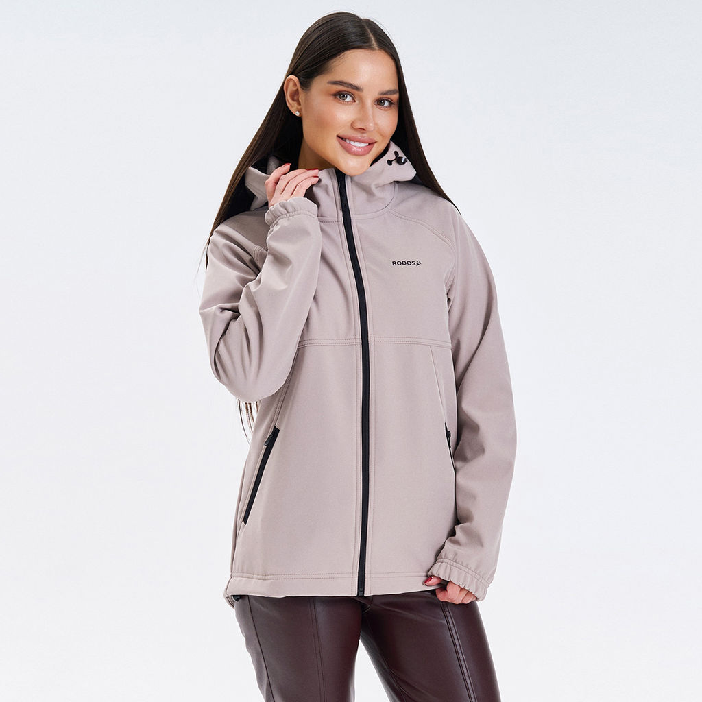 RODOS Ветровка softshell женская демисезон М-312 Бежевый фото 2