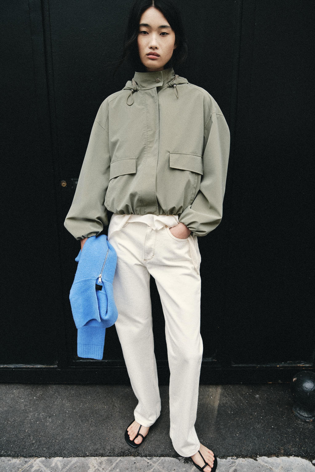 COATED HOODED JACKET - Zara фото 9