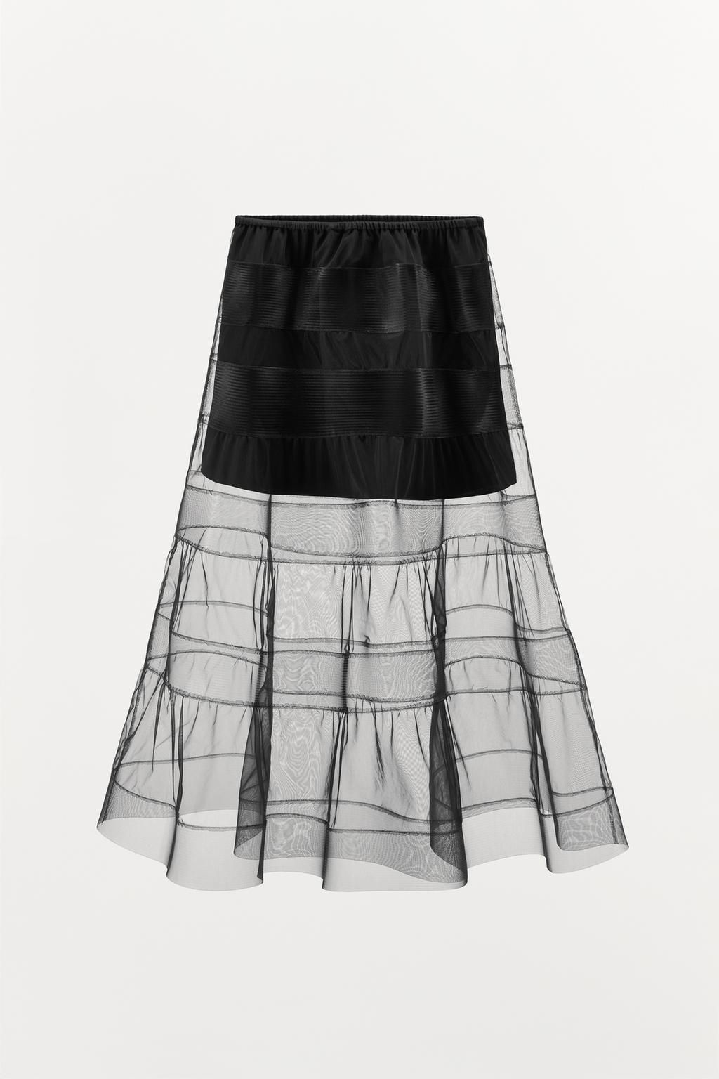 VOLUMINOUS TULLE SKIRT - Zara фото 4