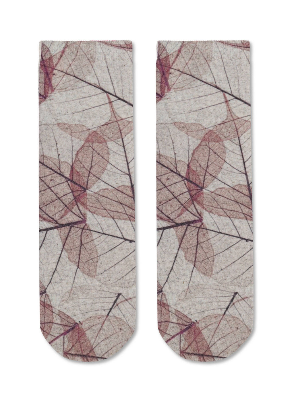 Цена за 2 пары. Носки Классические CONTE Носки с принтом FANTASY из смесовой пряжи с хлопком и льном бежевый - Conte elegant фото 7