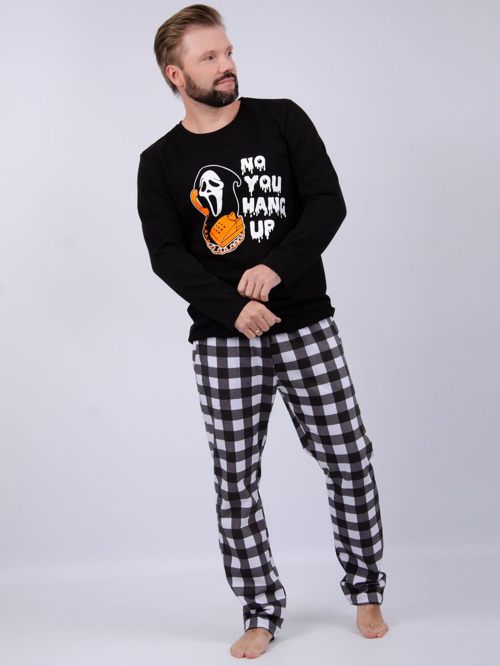 Пижама "Ужастики 2", футер начес