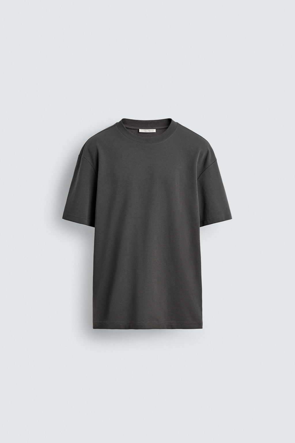 CAMISETA RELAXED FIT INTERLOCK / Gris antracita - Zara фото 7