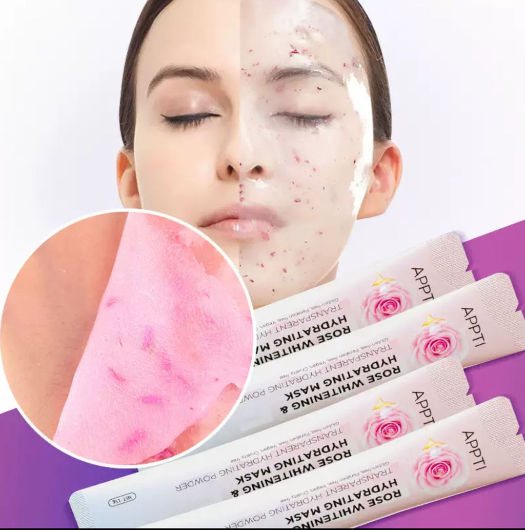 Альгинатная маска для лица с экстрактом розы - экстра увлажнение  15 г* 1 саше - Senana фото 11