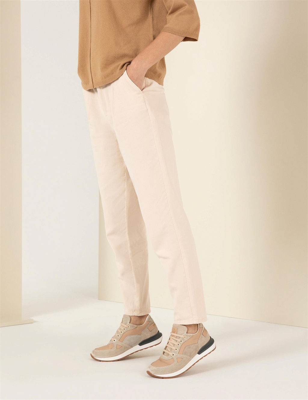 Bej Sneaker