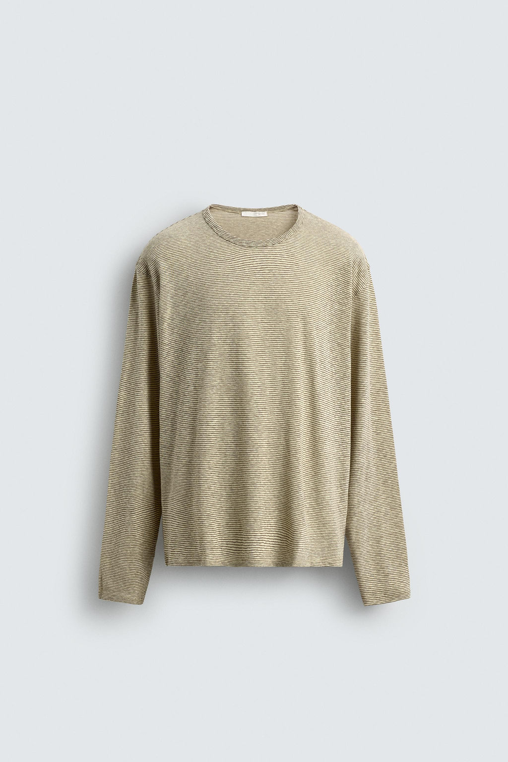 CAMISETA MANGA LARGA JACQUARD RAYAS / rayas