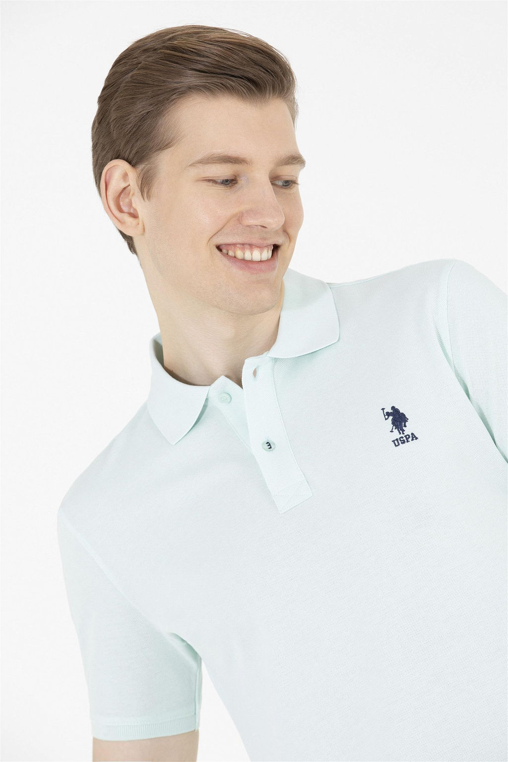 U. S. Polo Assn Мужская футболка Nil Basic с воротником-поло - U.s. polo assn фото 8