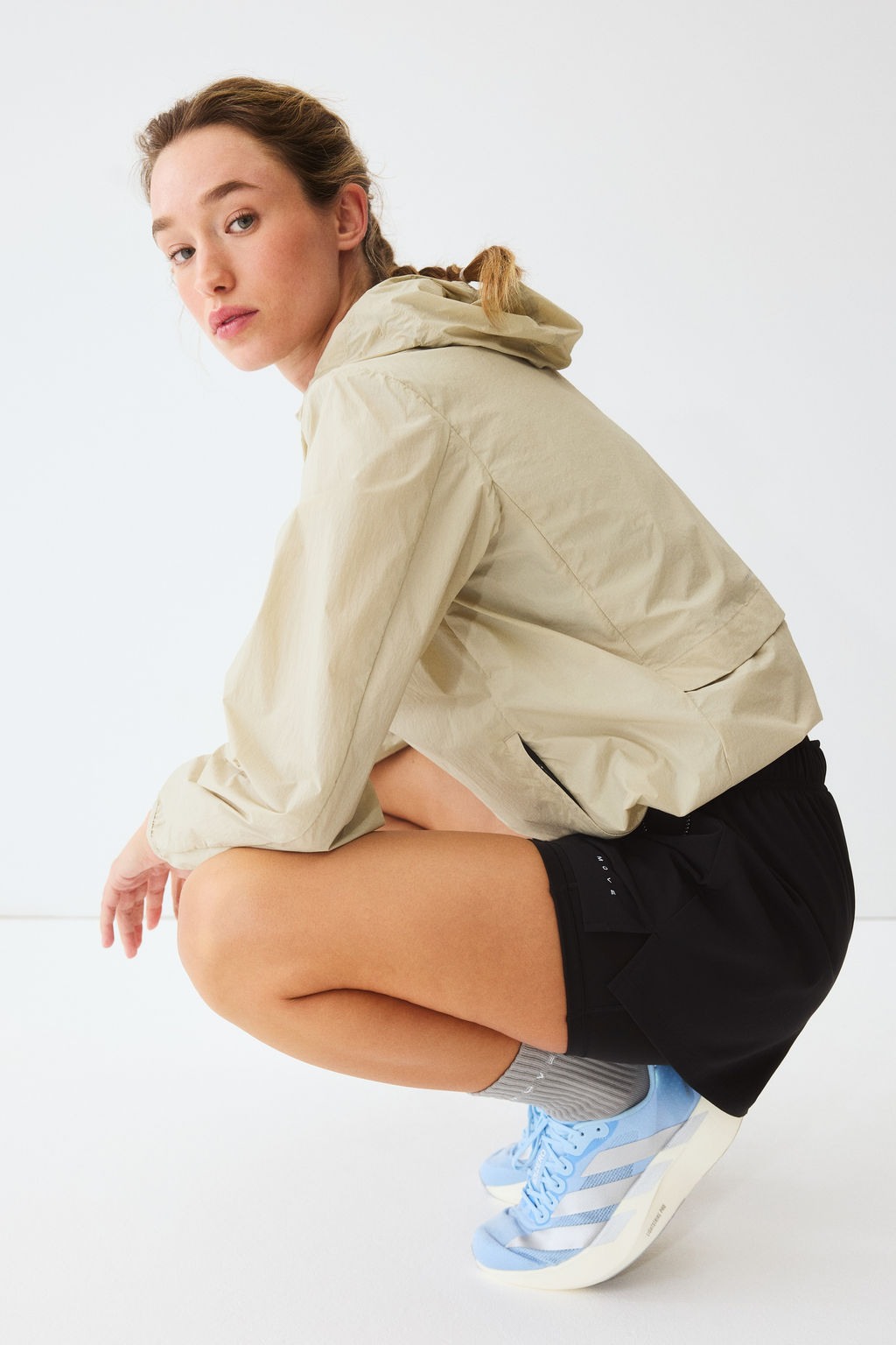 Pantal?n corto de running con DryMove Regular Fit - H&m фото 5