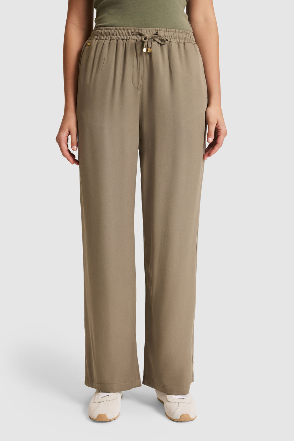Kad_n Haki Kanvas Pantolon - U.s. polo assn фото 4