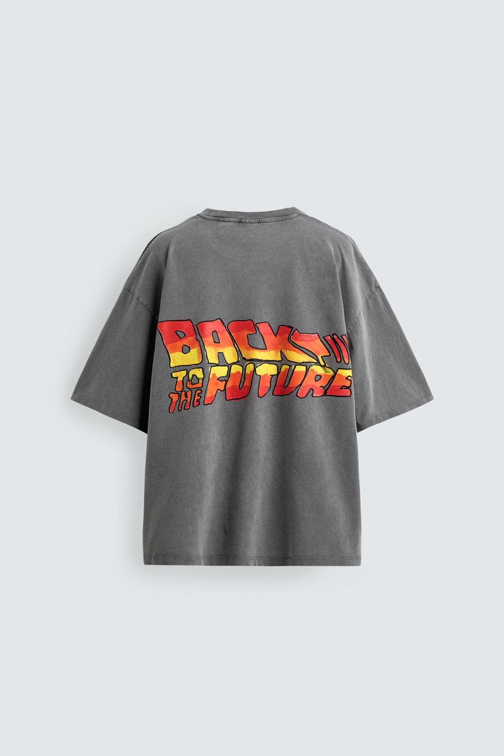 CAMISETA ILUSTRACI?N BACK TO THE FUTURE UCS LLC AND AMBLIN X DYLAN?S T-SHIRT CLUB X ZARA / Gris  фото 3