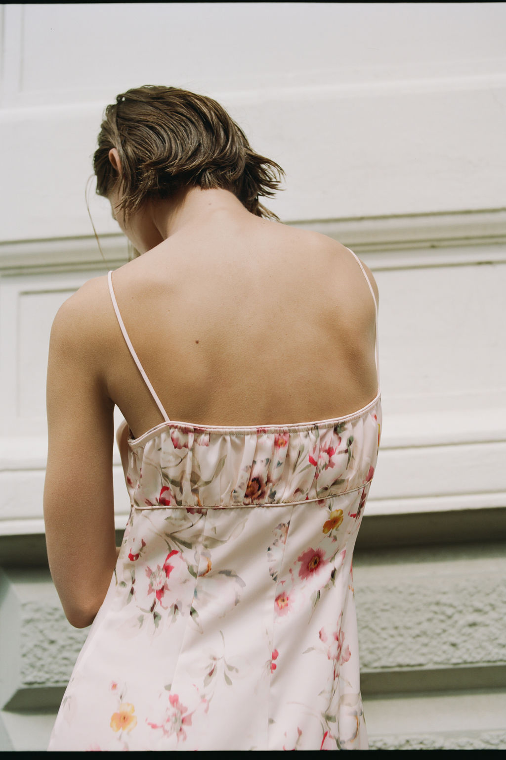Vestido estampado con tirantes espagueti - H&m фото 4