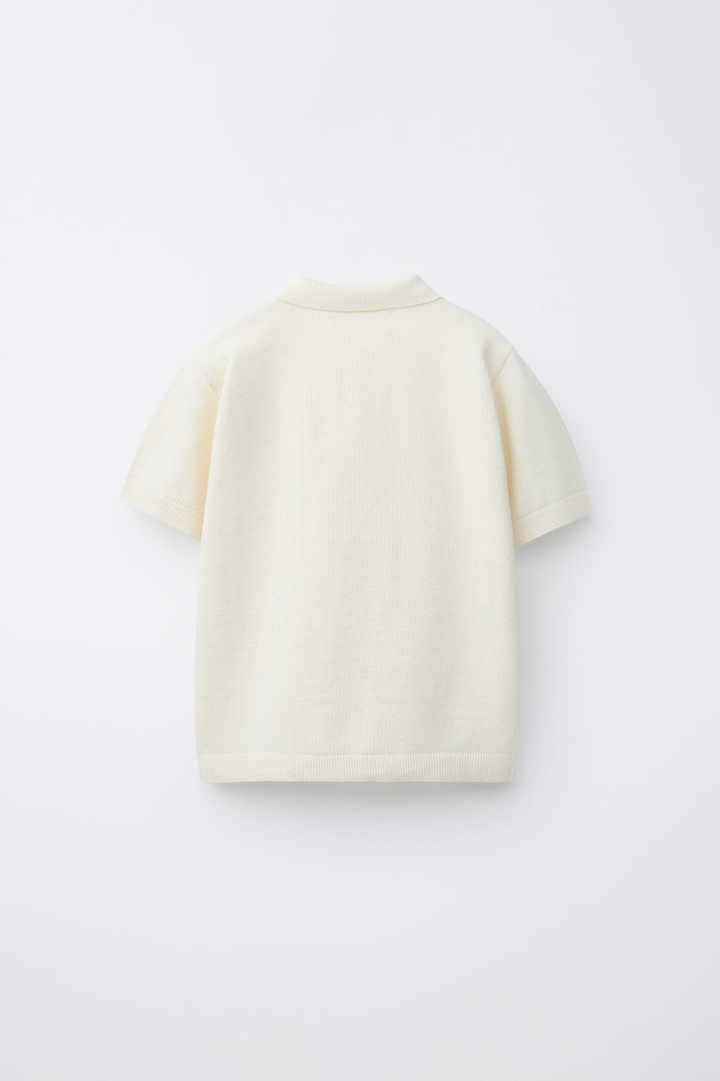 POLO LISO ESTRUCTURA / Crudo - Zara фото 4