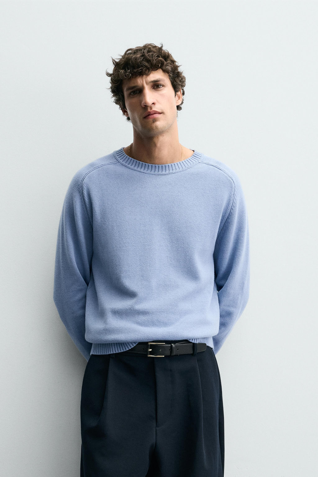 COTTON-CASHMERE SWEATER