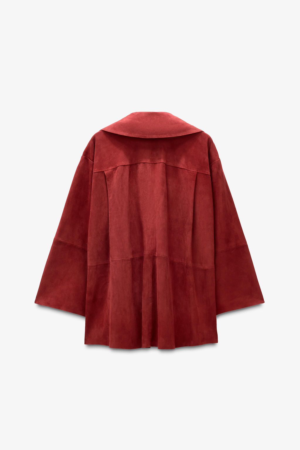 LIMITED EDITION SUEDE LEATHER POCKET SHIRT - Zara фото 5
