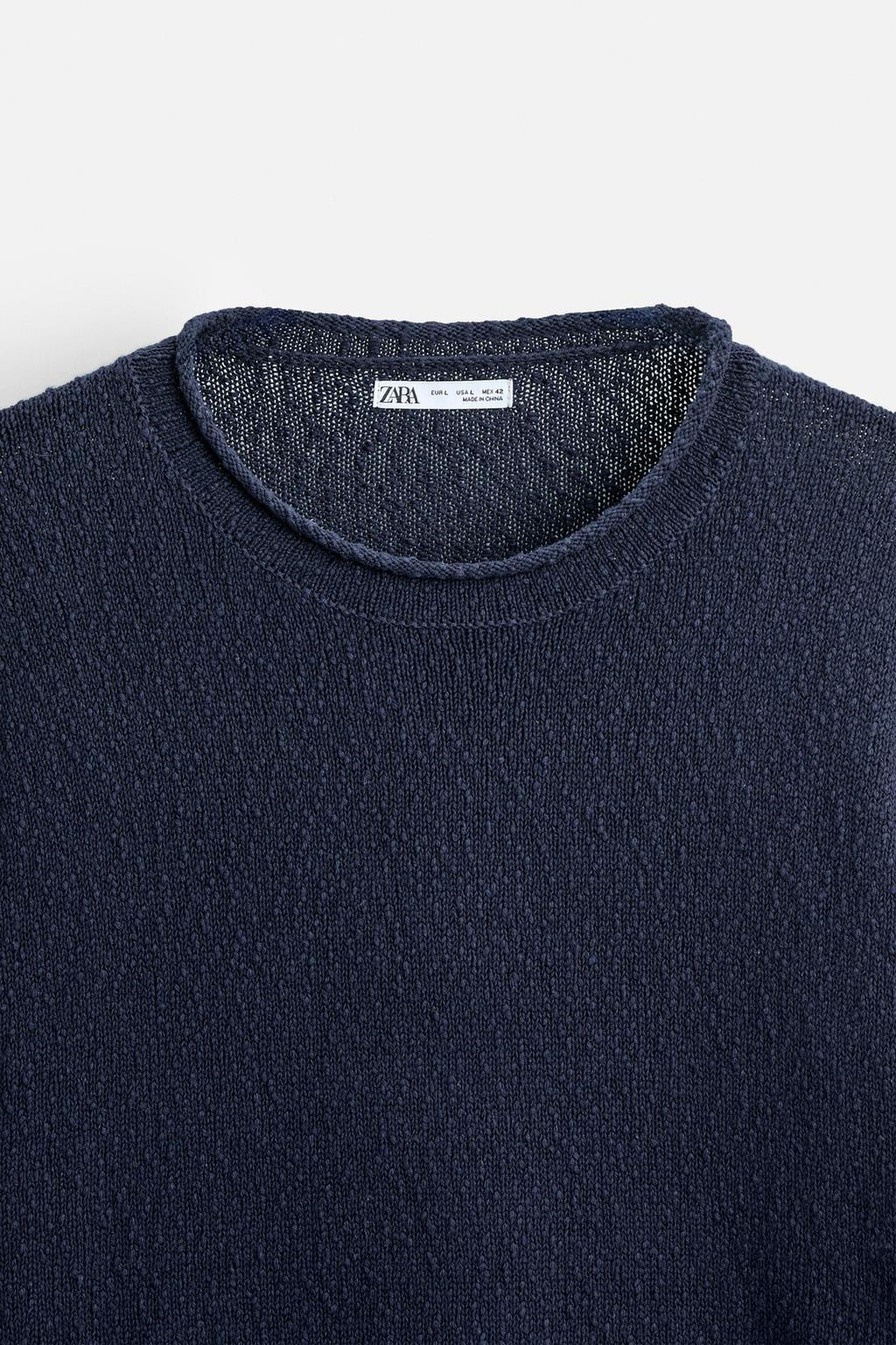 TEXTURED STRUCTURAL SWEATER - Zara фото 8