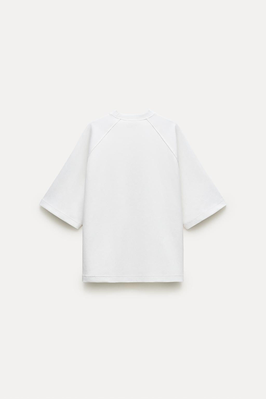 INTERLOCK OVERSIZE T-SHIRT - Zara фото 23