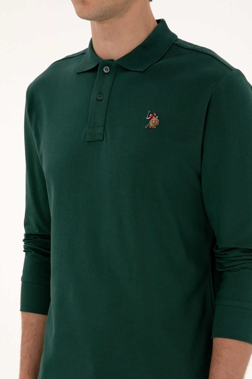 Erkek Koyu Ye_il Basic Sweatshirt Sepette S_rpriz _ndirim - U.s. polo assn фото 7