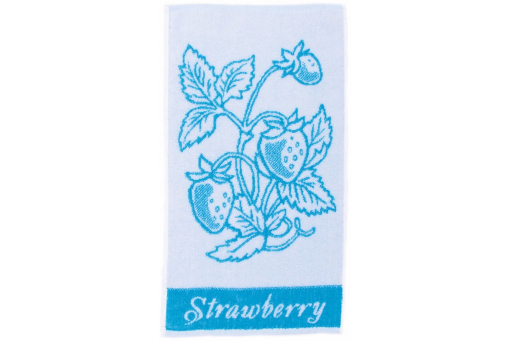 Полотенце махровое птк. жак. 7378, Клубника М - Наталья-текстиль фото 2