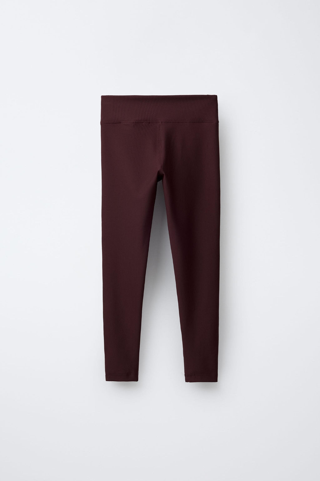 RIBBED LEGGINGS WITH SIDE STRIPES - Zara фото 2