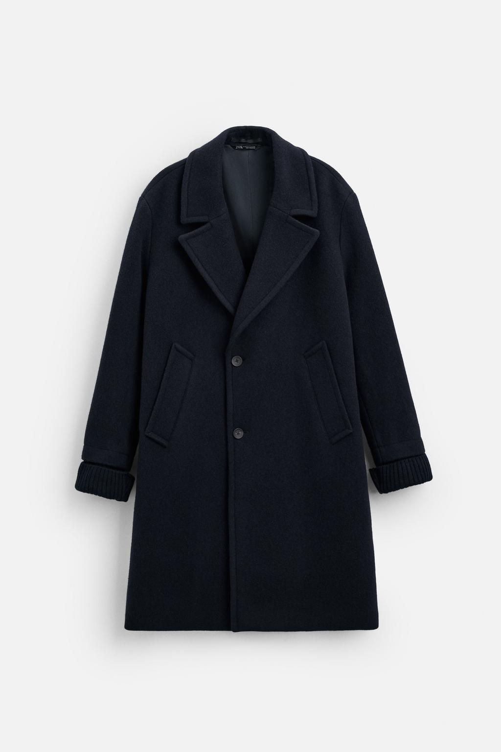 TEXTURED WOOL BLEND COAT - Zara фото 8