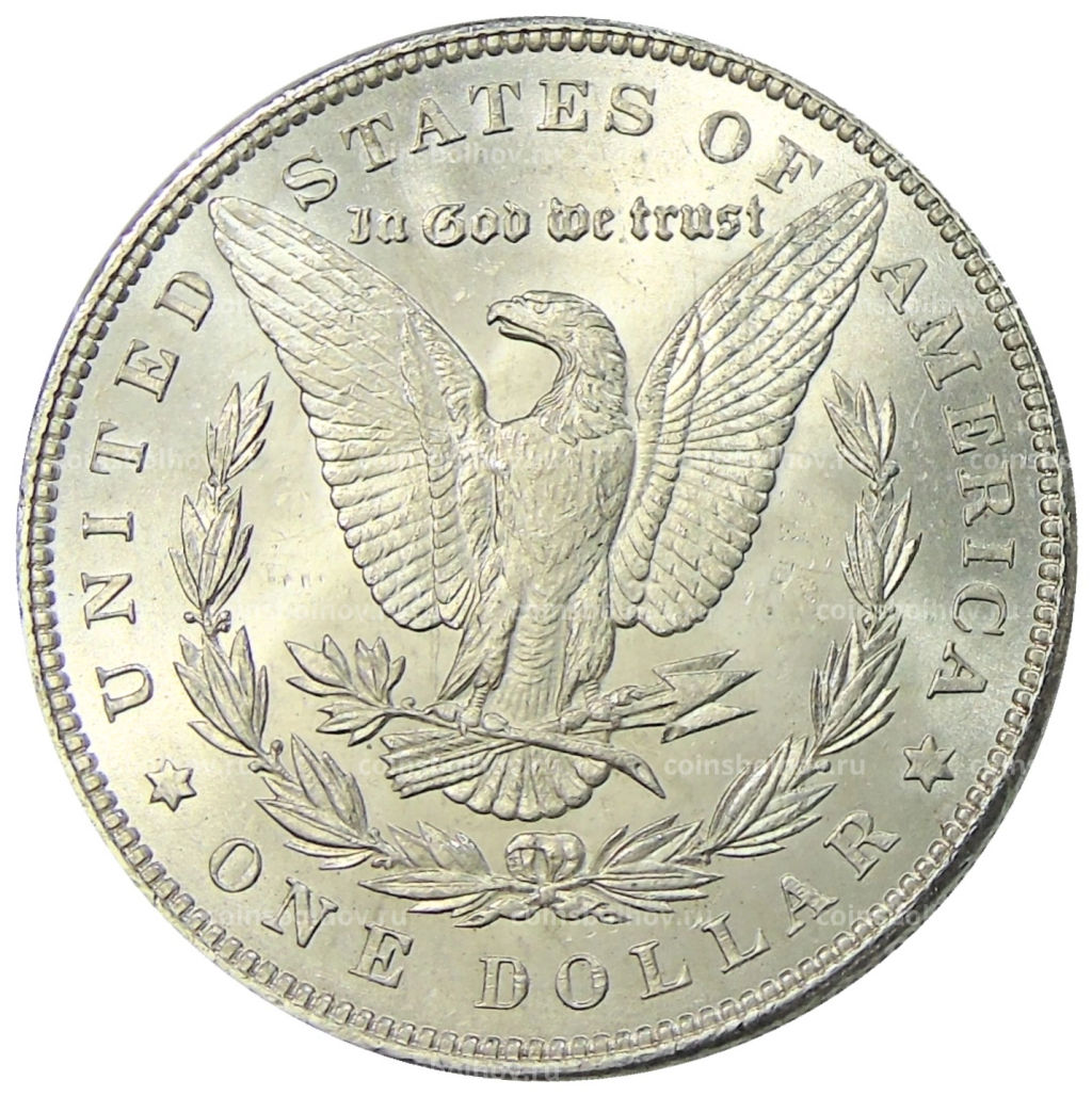 Монета 1 доллар 1886 года США Доллар Моргана