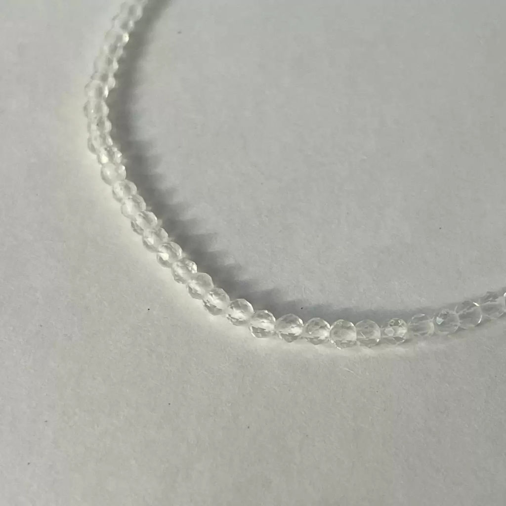 Бусы из Горного Хрусталя огранка 42 см +